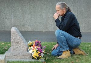Mourning Person