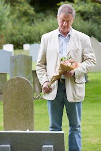 Grieving man