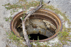 Damaged Manhole