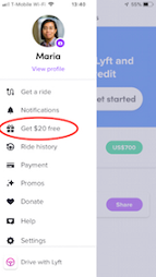 lyft referral prompt