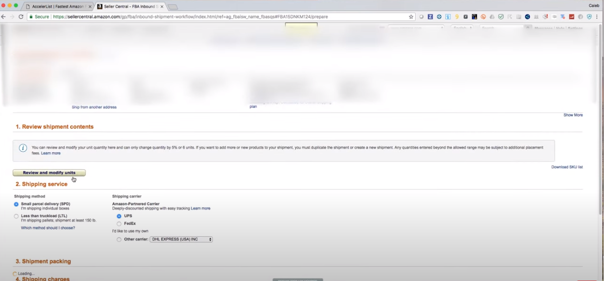 Amazon Box Contents Tutorial