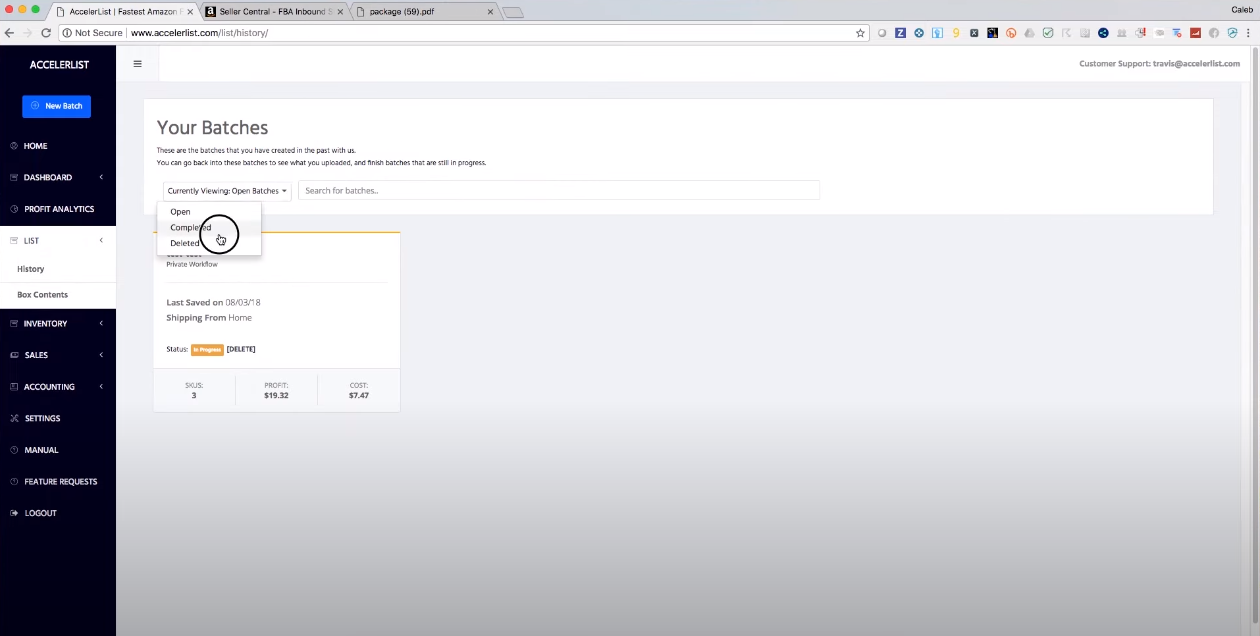 Amazon Box Contents Tutorial