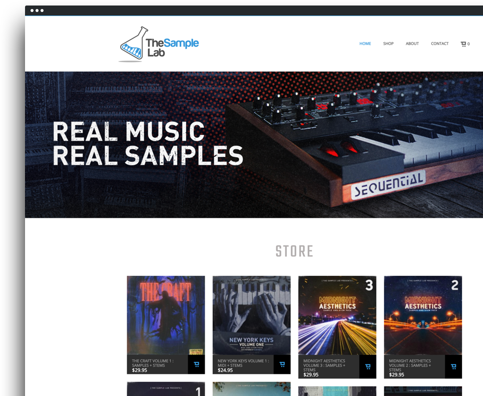 The Sample Lab Website
