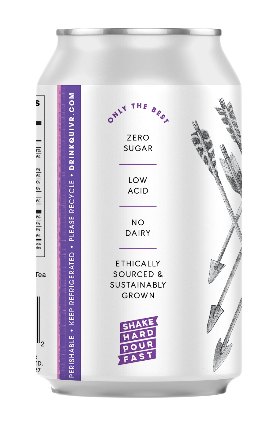 True Cold Nitro Oolong Tea Quivr Canned Beverages