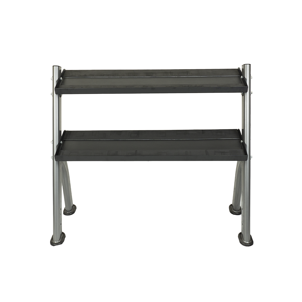 3-Tier Tray Dumbbell/Kettlebell Rack