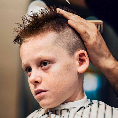 Customer in Barbershop in Kotara NSW