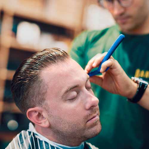 Customer in the Barbershop in Orange NSW
