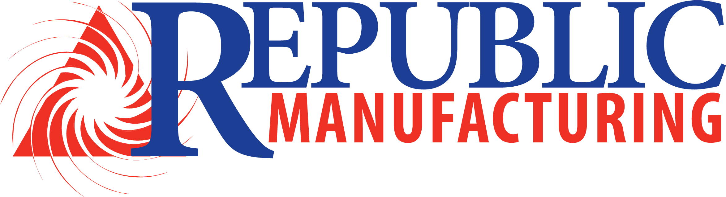 A logo for Republic Manufacturing