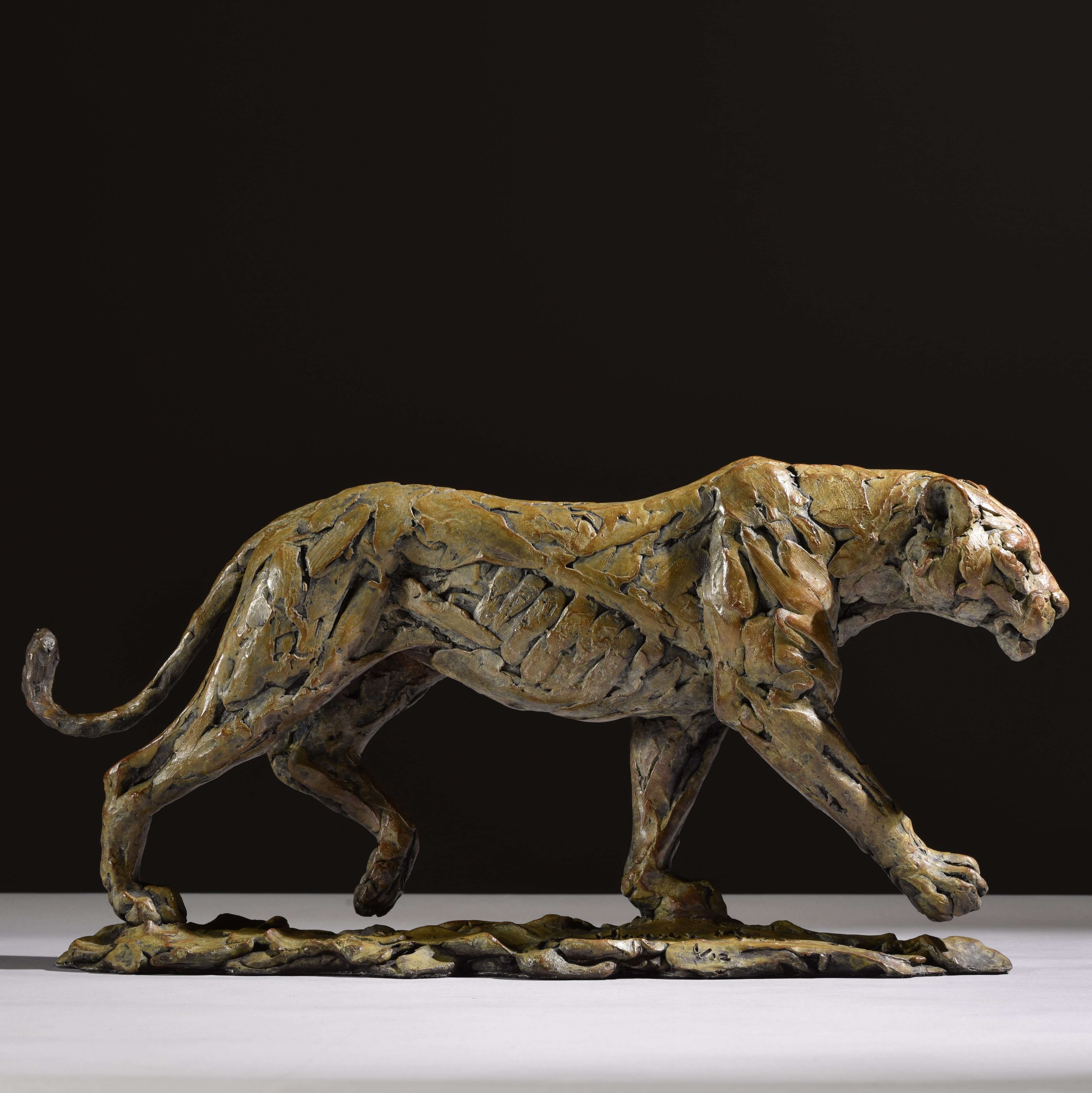 Lioness Walking by Hamish Mackie at Muse. The Sculpture Company