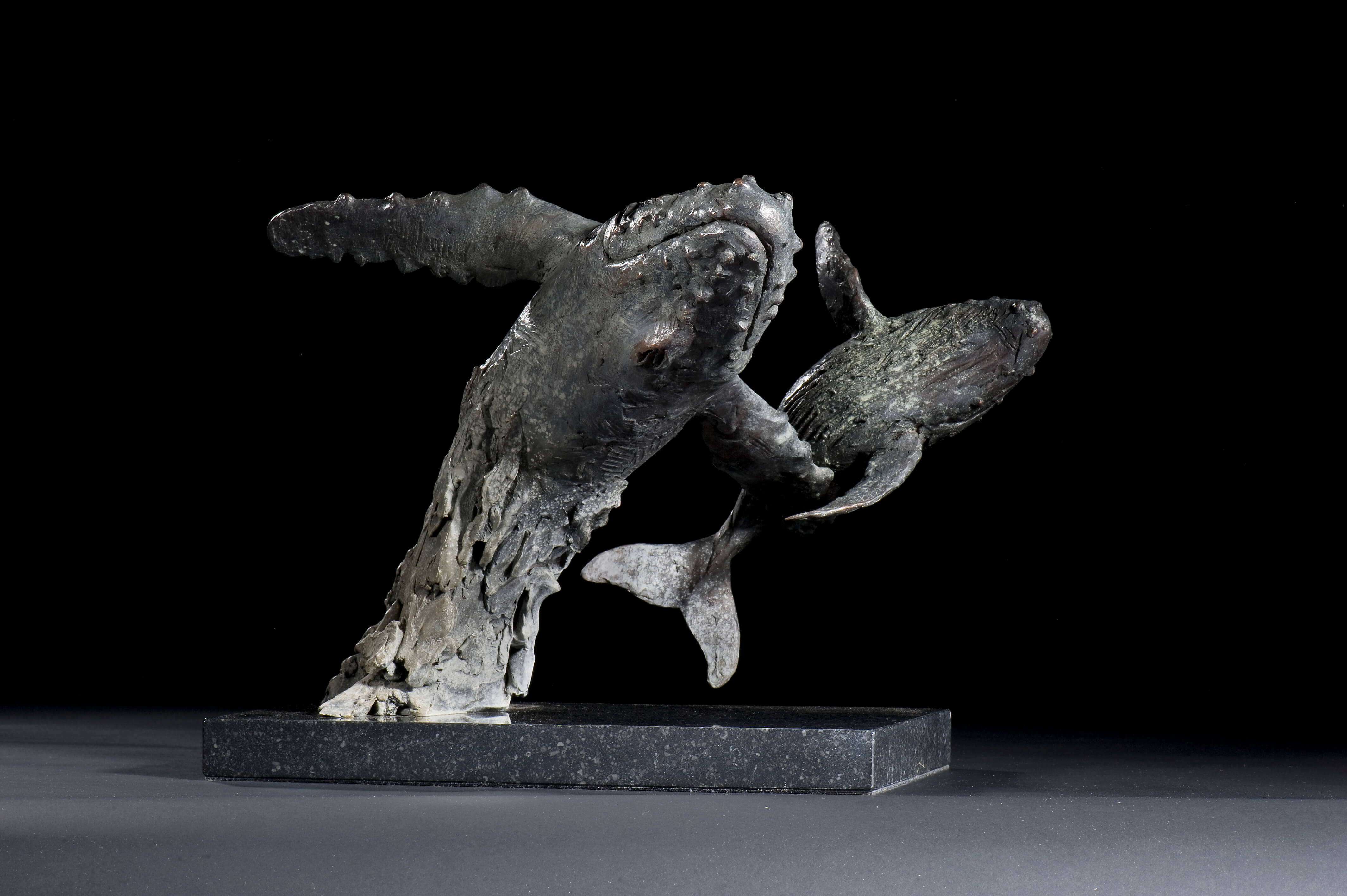 Humpback Whale & Calf by Hamish Mackie at Muse the Sculpture Company