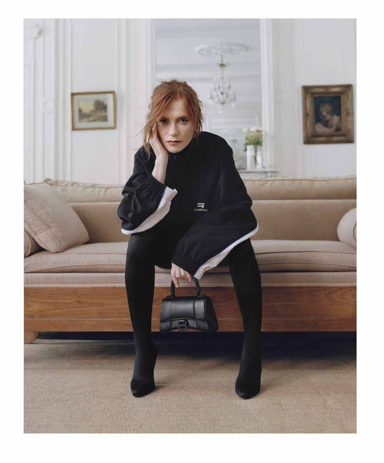 ISABELLE HUPPERT IN BALENCIAGA