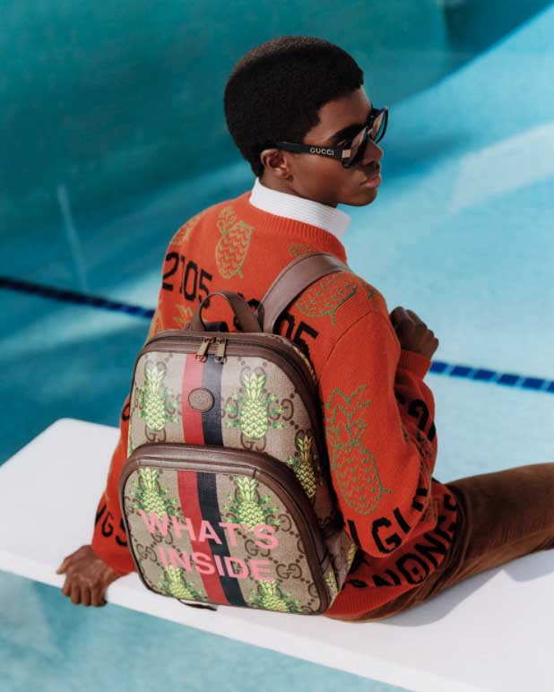 Gucci Pineapple Collection Image by Tyler Mitchell