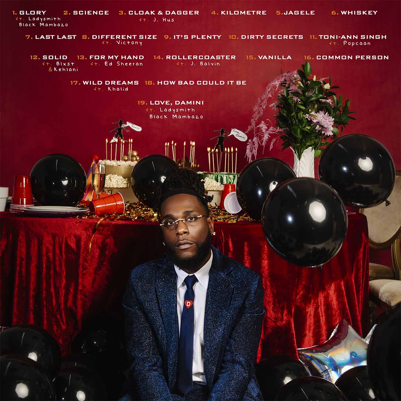 BURNA BOY - Love Damini Tracklist
