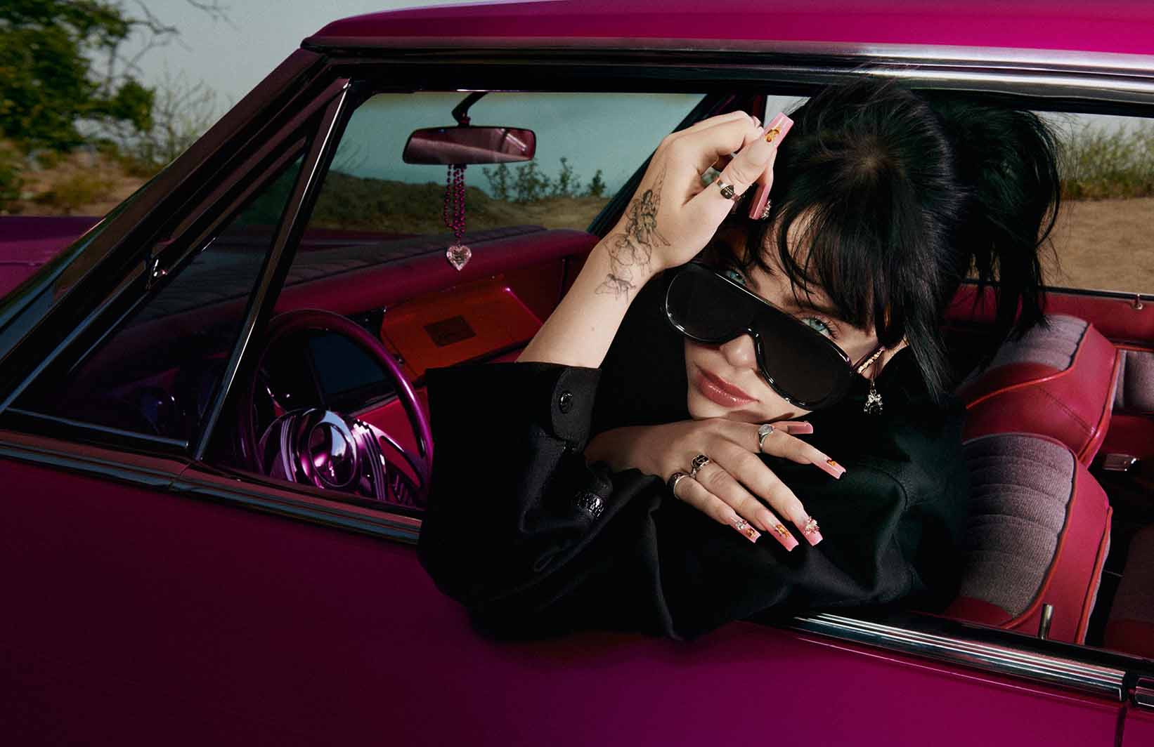 Billie Eilish Debuts As The Face Of The New Gucci Eyewear Campaign