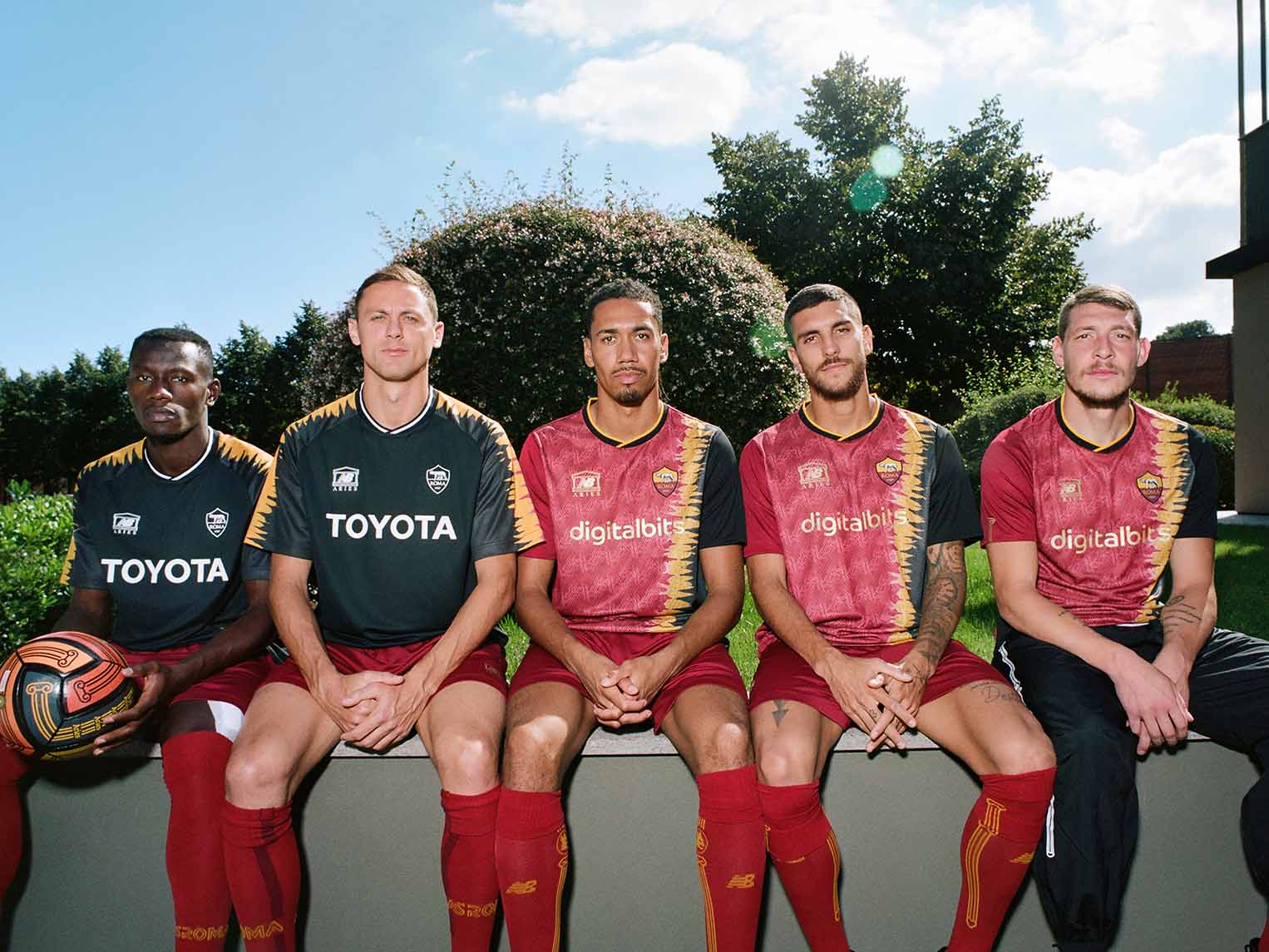 Aries & New Balance For As Roma footoball team Is Collaboration-Photo by Niccolò Berretta