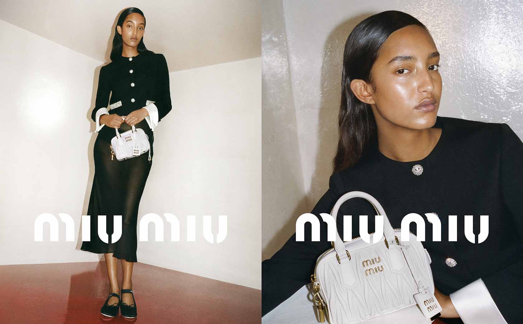 Esther McGregor for MIU MIU Holiday Private Wishes by Tyrone Lebon