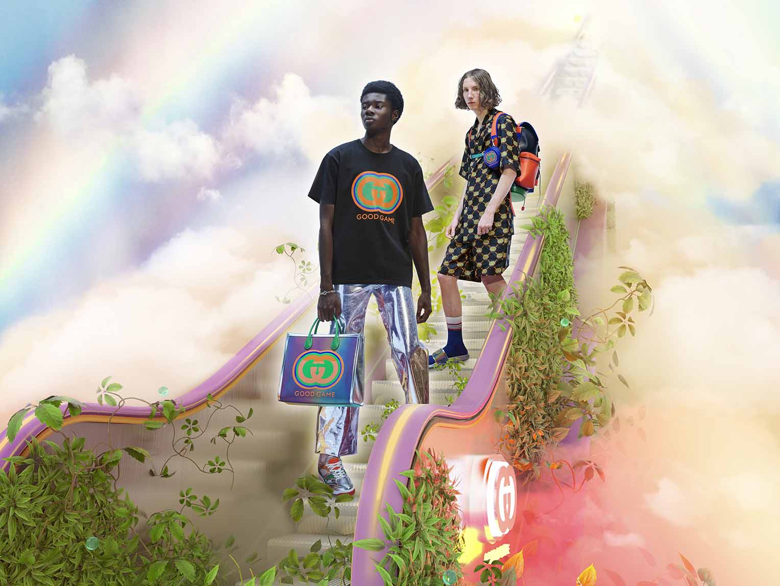 Gucci Fashion Game Capsule Collection – escalator