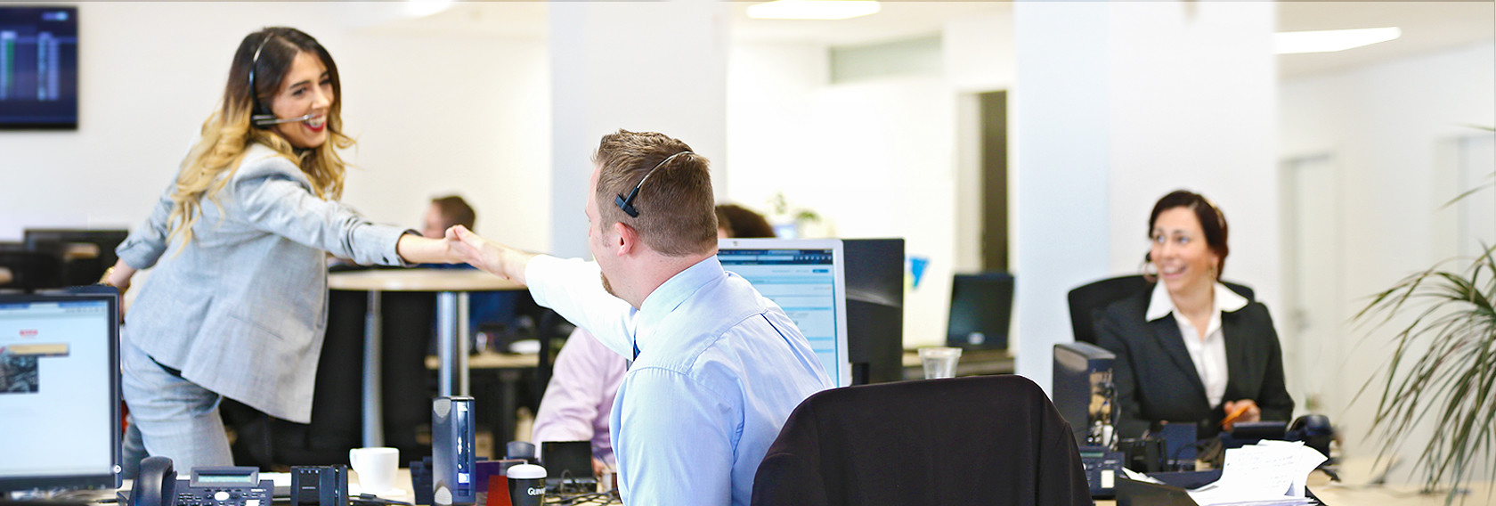 Mitarbeiter in einem Büro
