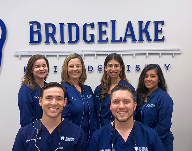 group photo of the Bridgelake staff