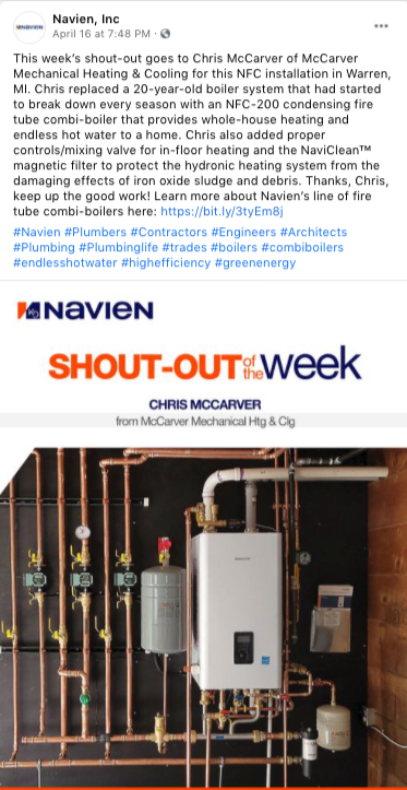 High Efficiency Gas Boilers | McCarver Mechanical Heating u0026 Cooling