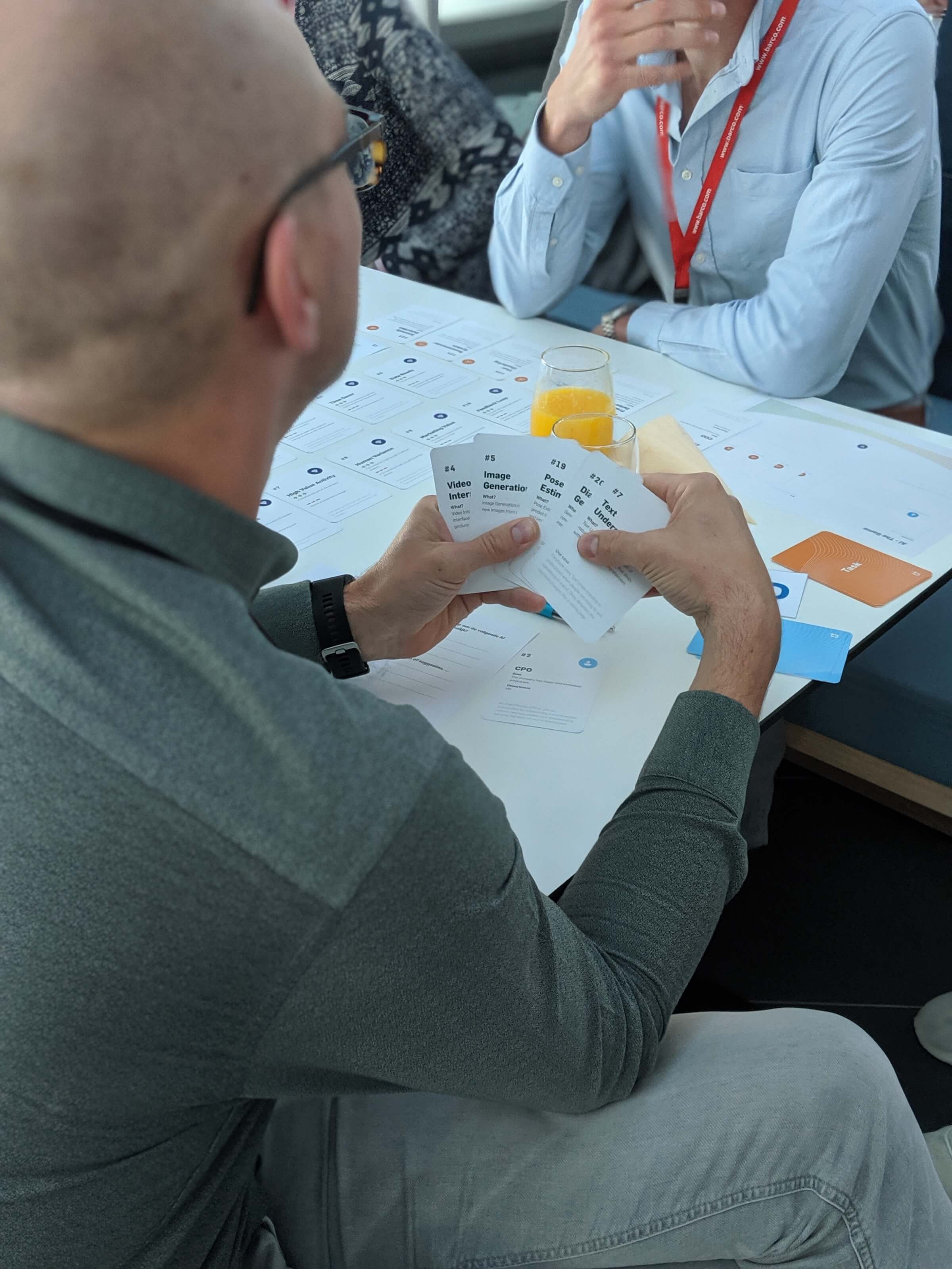 Barco playing the AI Card Game of In The Pocket