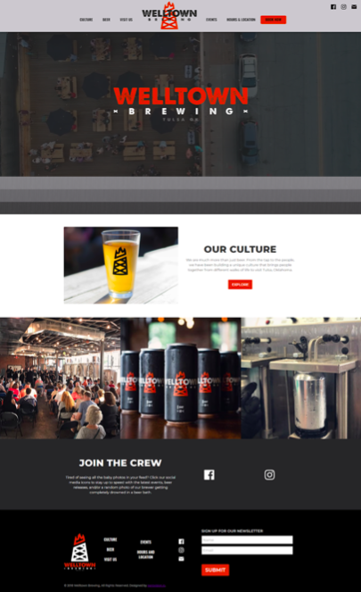 Welltown Brewing Homepage