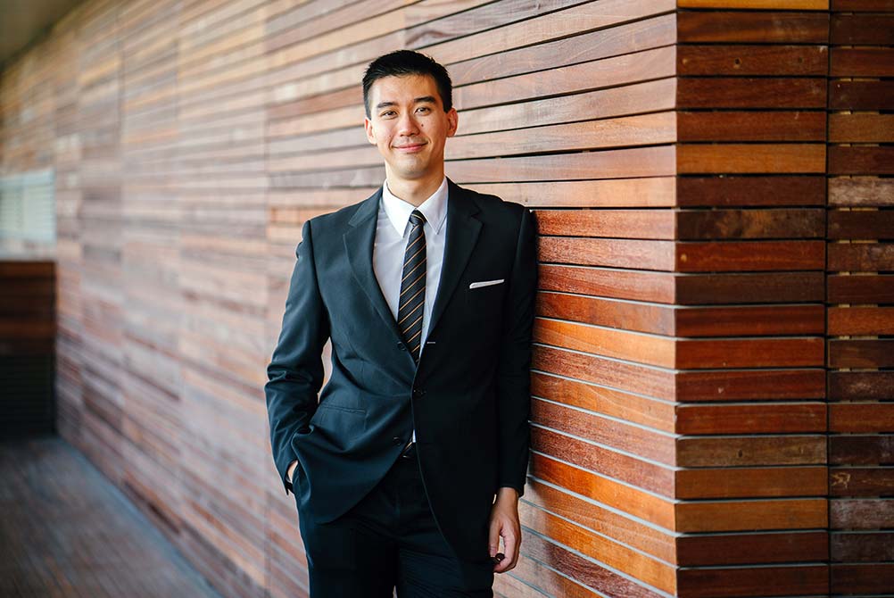 businessman looking for healthcare options