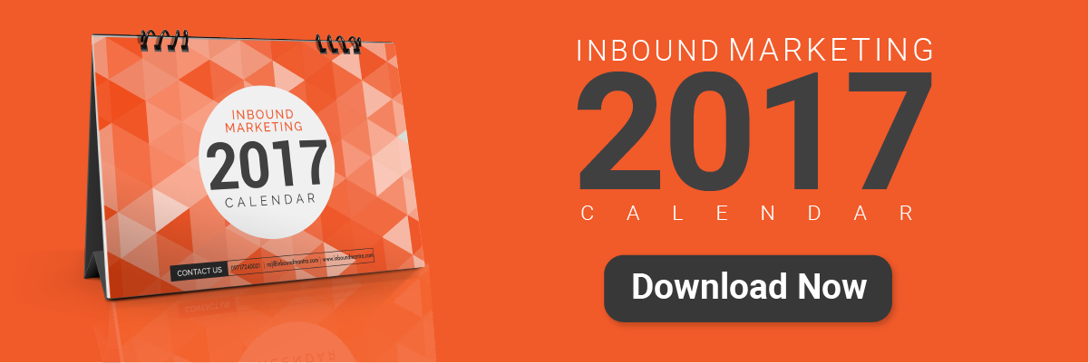 Inbound Marketing Calendar 2017