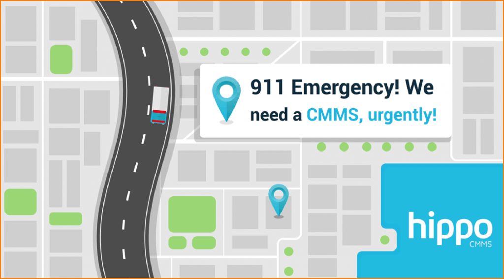 911 eBook cover for inbound marketing growth story of Hippo CMMS