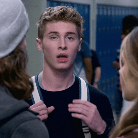 GIF of a high school student saying What does that mean?