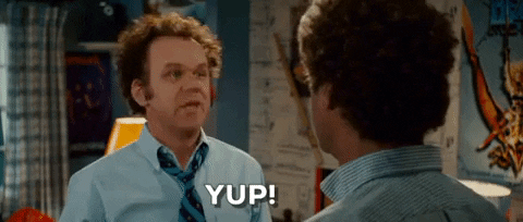 GIF of a man saying Yep!