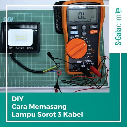 Tips Memasang Lampu Sorot 3 Kabel