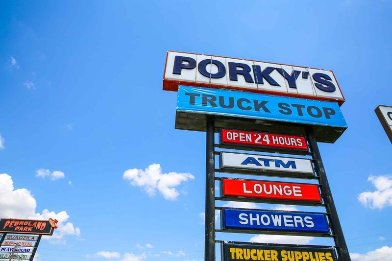 Pedro's Truck Stop (aka Porky's) South of the Border
