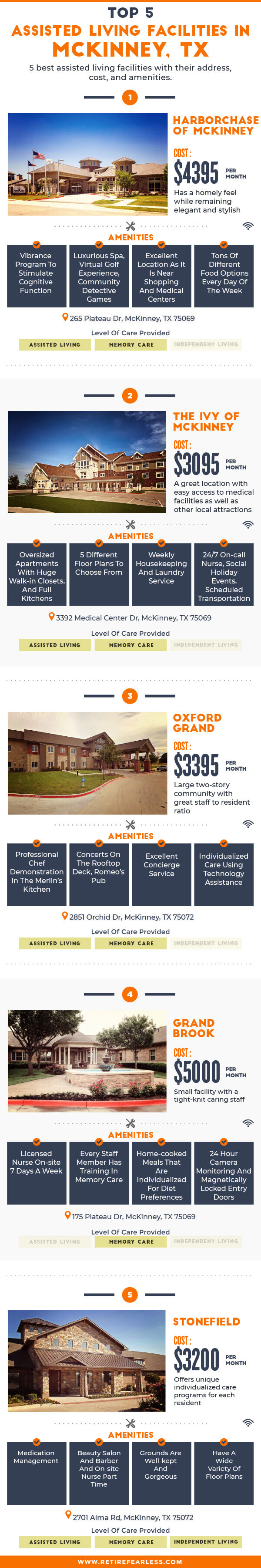 5 Best Assisted Living Facilities Mckinney, TX