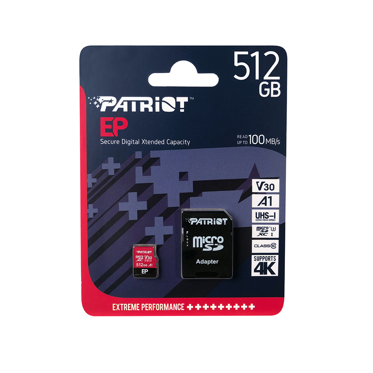 Patriot EP V30 A1 microSD Flash Memory Card Patriot Memory