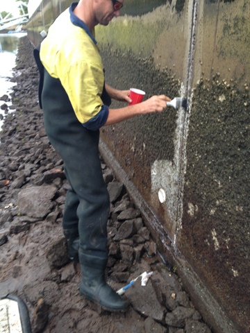 Priming construction joint