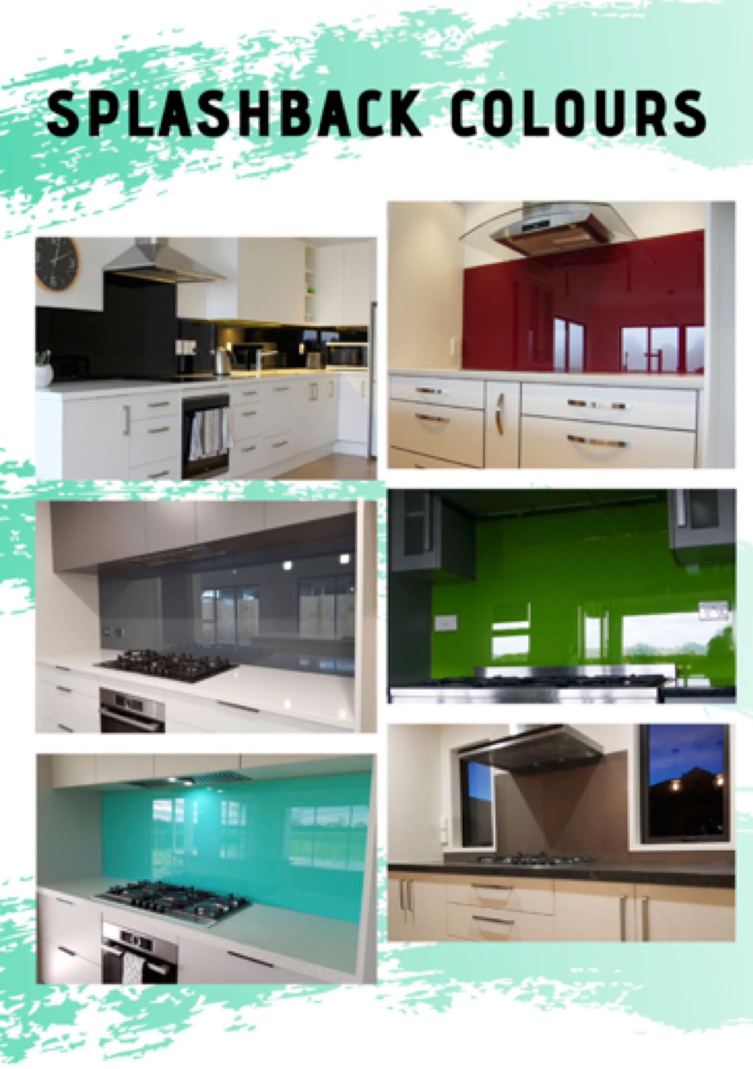 Glass Splashback Colours