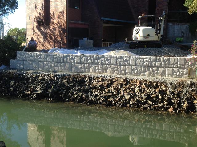 Revetment Wall Replacement Gold Coast Canal Wall Repairs