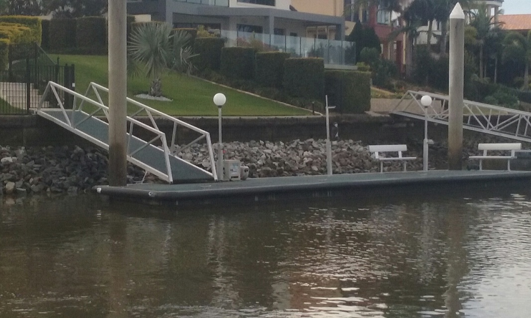Revetment Wall Correction Project Hope Island Gold Coast Barges