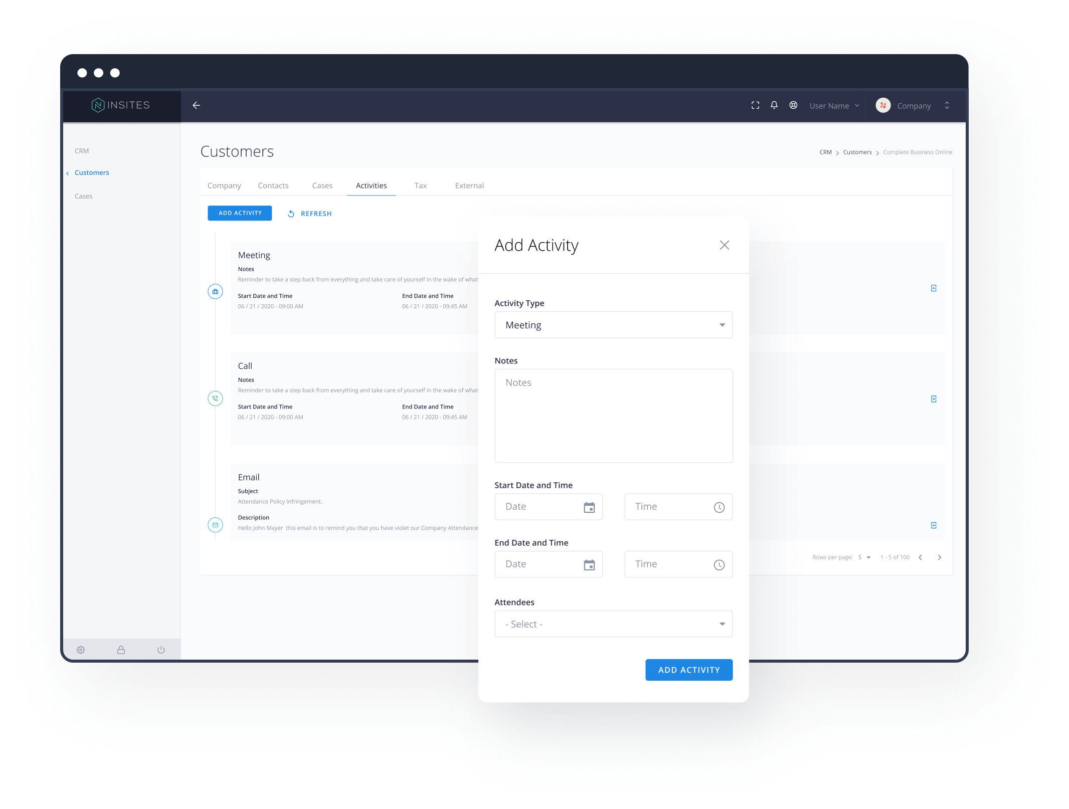 Customer View