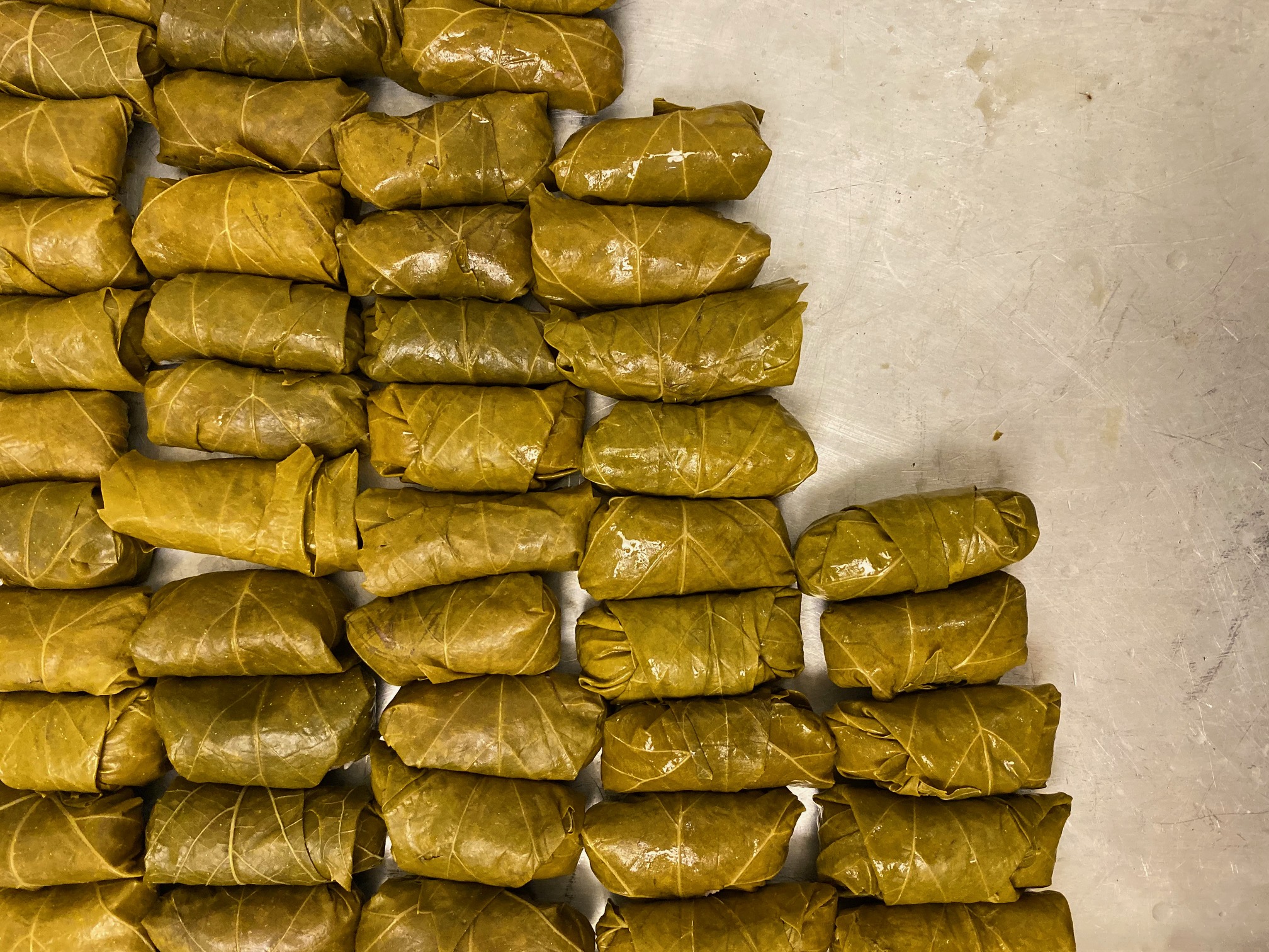 Hojas de parra rellenas Sobremesa