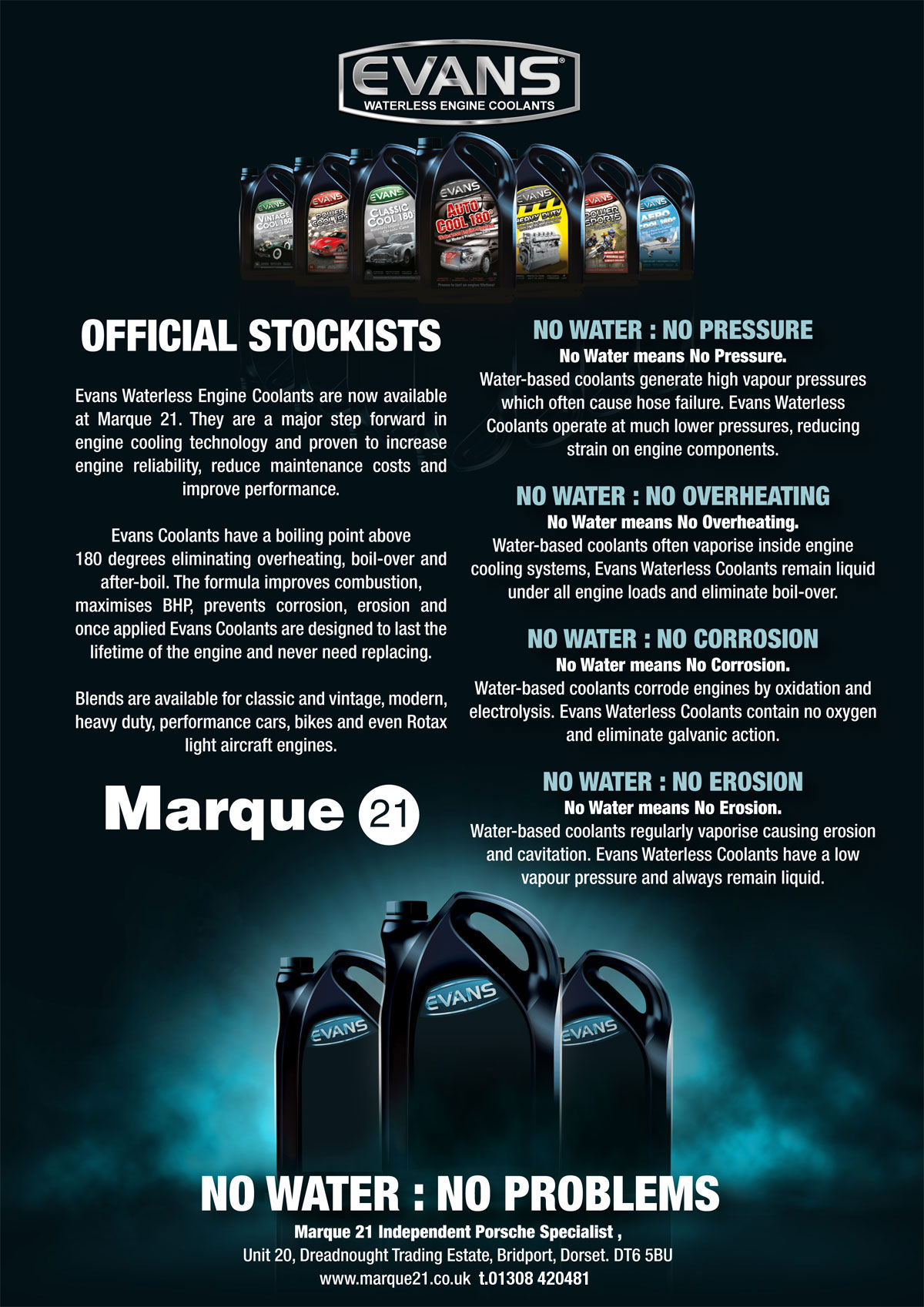 Evans Waterless Engine Coolant