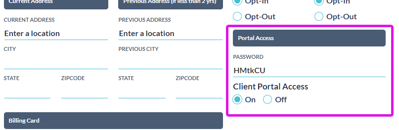 Adding New Client Manually