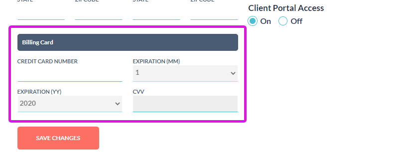Adding New Client Manually