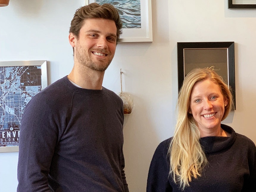 (Pictured left to right) Bryan Droll, Hilary Straw