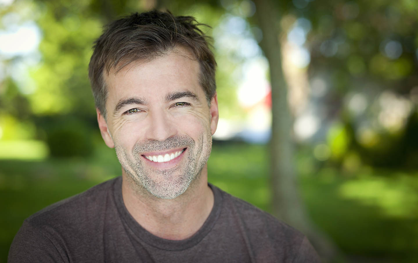 man with beautiful white smile