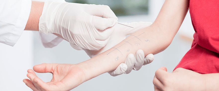 Types of Allergy Testing include skin tests.