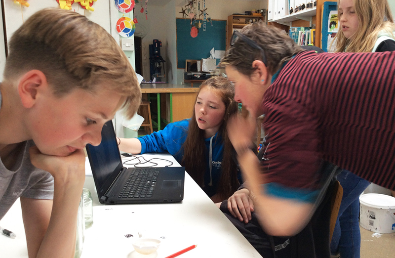 LitterCUBES workshop in the classroom