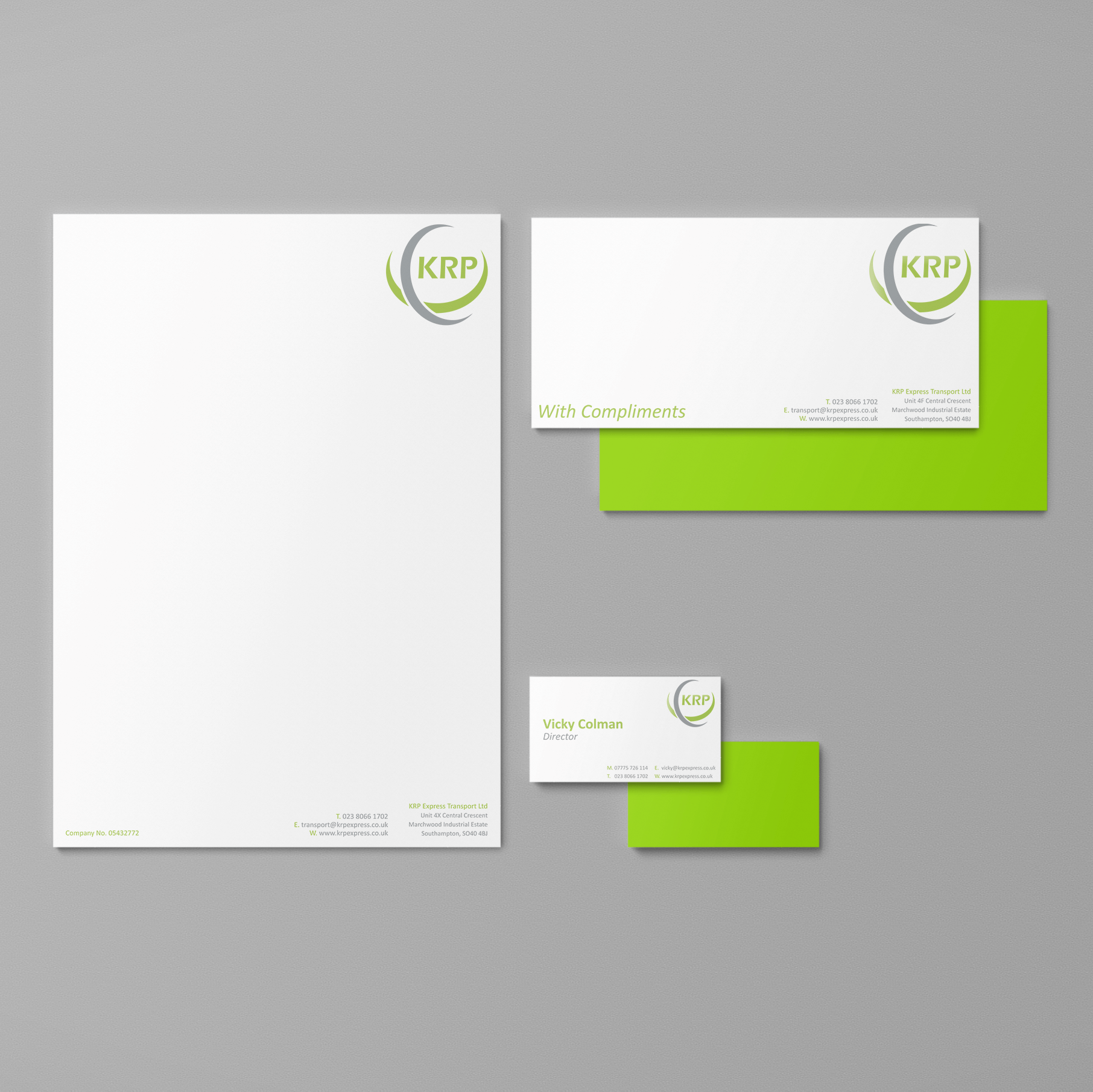 KRP corporate ID design