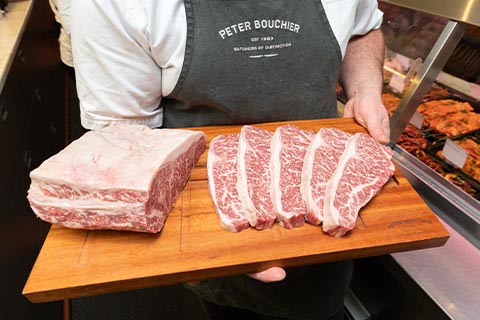 Fresh beef for ready meal